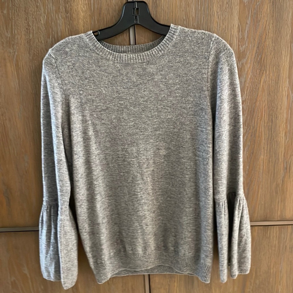 Autumn cashmere ribbed crewneck top size small